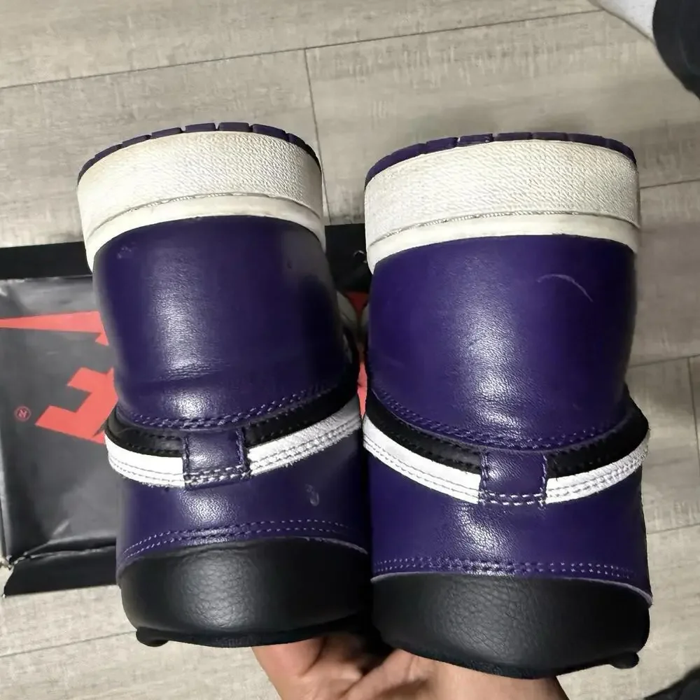 Nike Air Jordan 1 Retro OG High 2.0 Court Purple 555088 500 Size 11.5 men